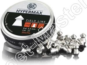 RWS Hypermax 5.50mm Airgun Pellets tin of 150